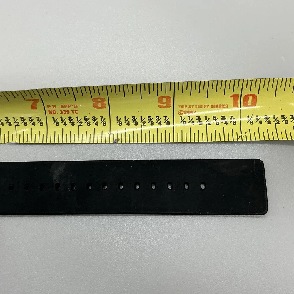 Misfit Phase Mens Watch 41mm Black Dial Black Silicone Hybrid New Battery